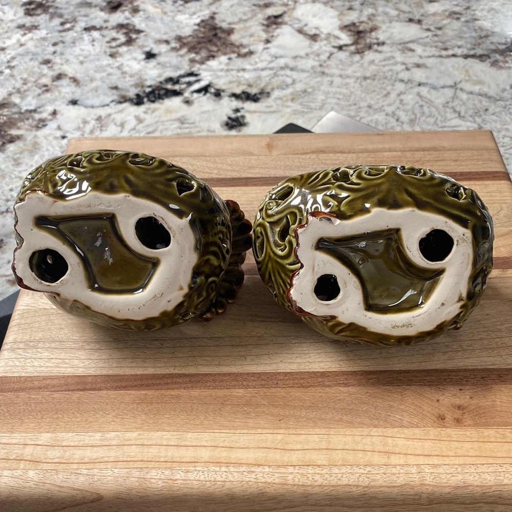 Ceramic Rooster Figurines - Picture 3 of 4
